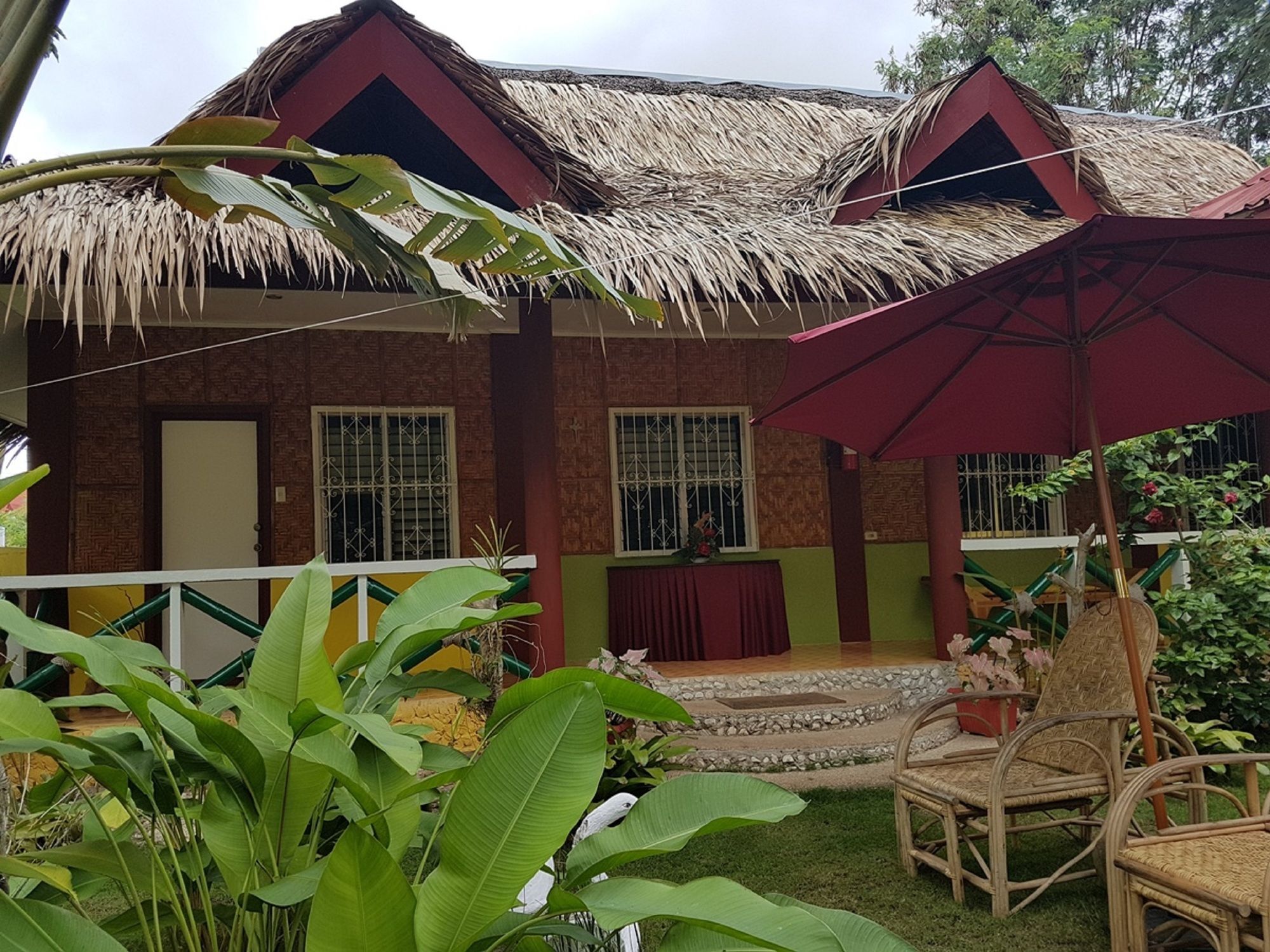 Traville Huts Palm Beach Inn Panglao Esterno foto